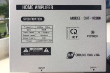 BỘ KHUẾCH ĐẠI TRUYỀN HÌNH CÁP CÓ DÂY - HOME AMPLIFIERS - MODEL: CHT-1030H